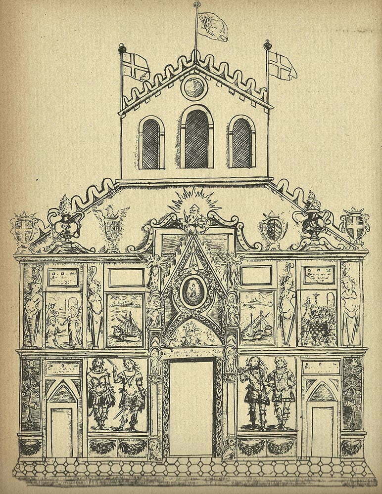 Architettura effimera sul prospetto della Cattedrale, sec XVII Arte tipografica messinese del XVI secolo , Messina, Ed. GBM, 1980