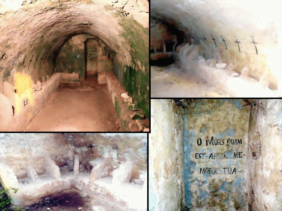 Colle dell’Immacolata: cripta costruita nel 1743.