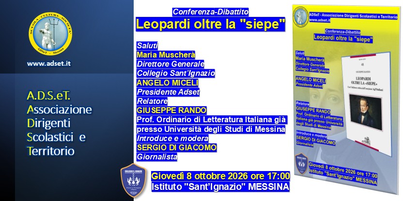 Invito alla conferenza-dibattito Leopardi oltre la siepe